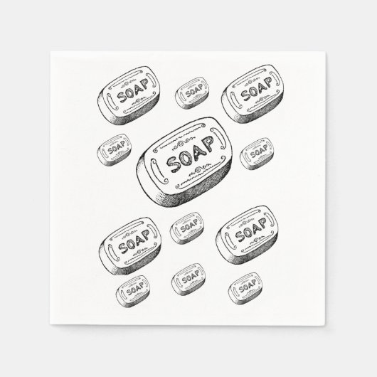 Zeeppapier servet (Voorkant)