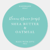 Zeepschroeven Ronde Sticker (Voorkant)