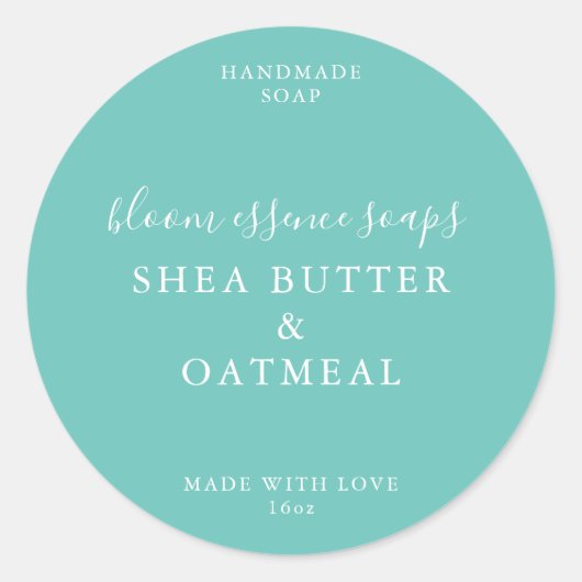 Zeepschroeven Ronde Sticker (Voorkant)