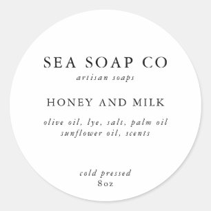 Zeepschroeven Ronde Sticker