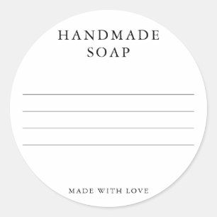 Zeepschroeven Ronde Sticker