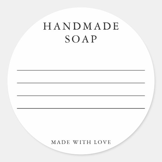 Zeepschroeven Ronde Sticker (Voorkant)