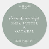 Zeepschroeven Ronde Sticker (Voorkant)