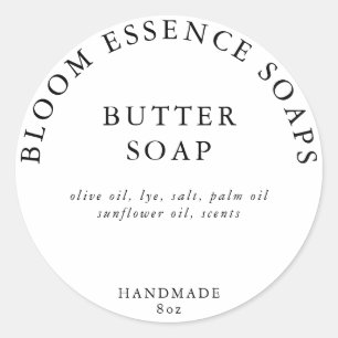 Zeepschroeven Ronde Sticker