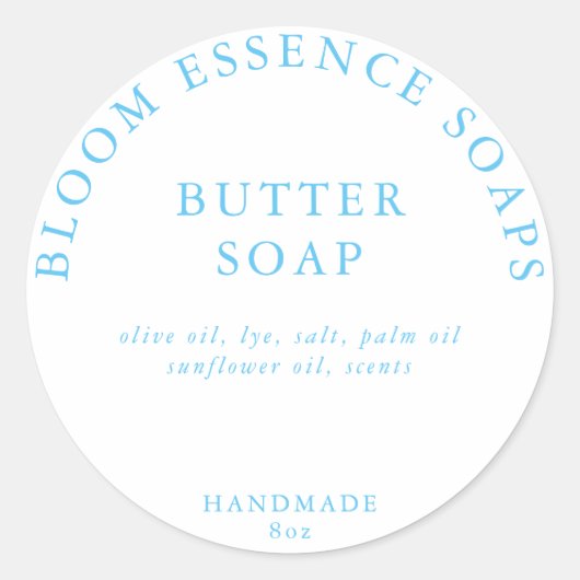 Zeepschroeven Ronde Sticker (Voorkant)