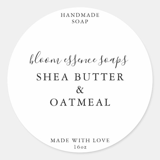 Zeepschroeven Ronde Sticker (Voorkant)