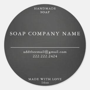 Zeepschroeven Ronde Sticker