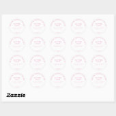 Zeepschroeven Ronde Sticker (Vel)