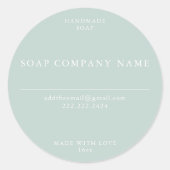 Zeepschroeven Ronde Sticker (Voorkant)