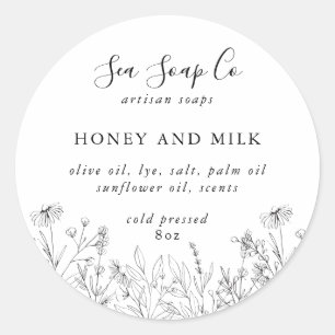 Zeepschroeven Ronde Sticker