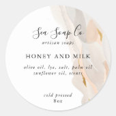 Zeepschroeven Ronde Sticker (Voorkant)