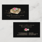 Zeepventilator zwarte spargel visitekaartje (Voorkant / Achterkant)