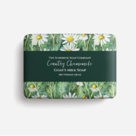 Zeepverpakking Papier waterverf kamillebloemen Flyer