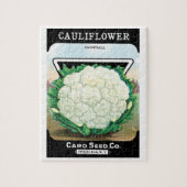 zeepverpakkingslabel kunst, bloemkool Veggies Legpuzzel (Verticaal)