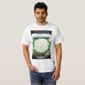 zeepverpakkingslabel kunst, bloemkool Veggies T-shirt (Voorkant volledig)