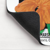 zeepverpakkingslabel kunst, Nasturtium bloemen Muismat (Hoek)