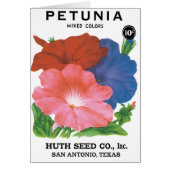  zeepverpakkingslabel kunst, petunia Flowers (Voorkant)