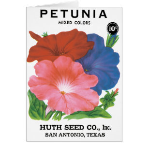 zeepverpakkingslabel kunst, petunia Flowers