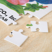  zeepverpakkingslabel kunst, petunia Flowers Legpuzzel (Zijkant)