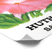  zeepverpakkingslabel kunst, petunia Flowers Poster (Hoek)