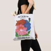  zeepverpakkingslabel kunst, petunia Flowers Tote Bag (Dichtbij)