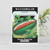  zeepverpakkingslabel kunst, watermeloenen fruit (Staand voorkant)