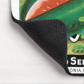  zeepverpakkingslabel kunst, watermeloenen fruit muismat (Hoek)