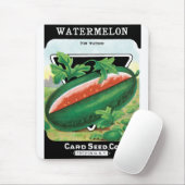  zeepverpakkingslabel kunst, watermeloenen fruit muismat (Met muis)