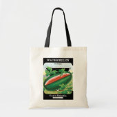  zeepverpakkingslabel kunst, watermeloenen fruit tote bag (Voorkant)