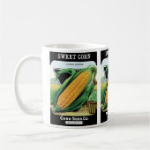  zeepverpakkingslabel kunst, zoete gele corn koffiemok (Links)