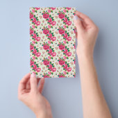 Zeepverpakkingspapier - rozen flyer (Hand)