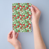 Zeepwikkelvel - rode aardbeien flyer (Hand)