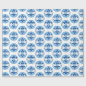 Zeer aantrekkelijke Hanukkah Cadeaupapier (Vlak)