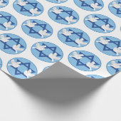 Zeer aantrekkelijke Hanukkah Cadeaupapier (Hoek)