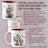 Zeer Aardige Katten Illustraties Mok