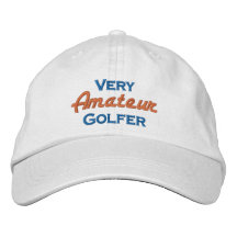 Zeer Amateur Golfer geborduurd Pet