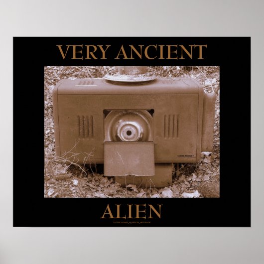 ZEER ANCIENT ALIEN POSTER (Voorkant)
