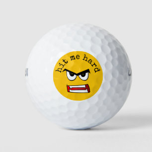 Zeer Angry Yellow Emoji Golfballen