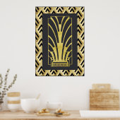 Zeer Art Deco Poster. Poster (Keuken)