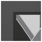 Zeer Art Deco stoffen panelen - Zwart/Grijs (Close Up)