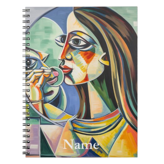 Zeer Arty Spiral Photo Notitieboek (Voorkant)