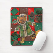 Zeer Beary Kerstmis Teddy Muismat (Met muis)