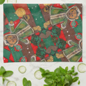 Zeer beary KerstTeddy Theedoek (Gevouwen)