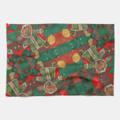 Zeer beary KerstTeddy Theedoek (Horizontaal)