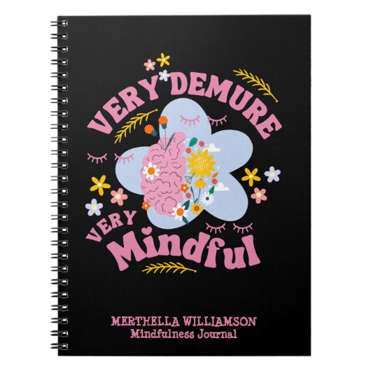 ZEER BEHOORZAAM ZEER BEWUST Bloem Mindfulness Notitieboek (Voorkant)