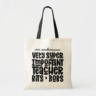 Zeer belangrijk geschenk voor moderne typografie v tote bag