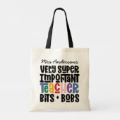 Zeer belangrijk geschenk voor moderne typografie v tote bag (Achterkant)