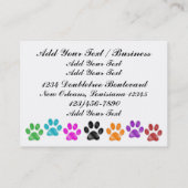 Zeer belangrijk Huisdieren VIP Visitekaartje / Pas Kortingskaartje (Achterkant)