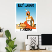 Zeer belangrijk Largo Beach Poster (Thuiskantoor)