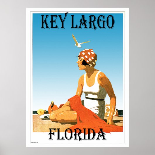 Zeer belangrijk Largo Beach Poster (Voorkant)